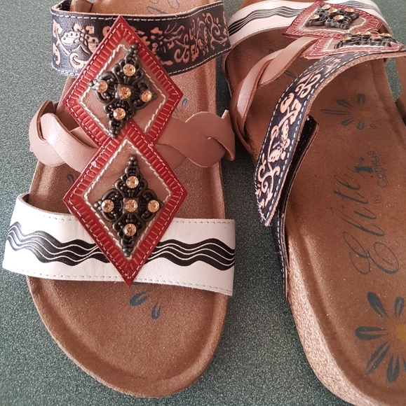 Elite Leather Sandals - Picture 1 of 5